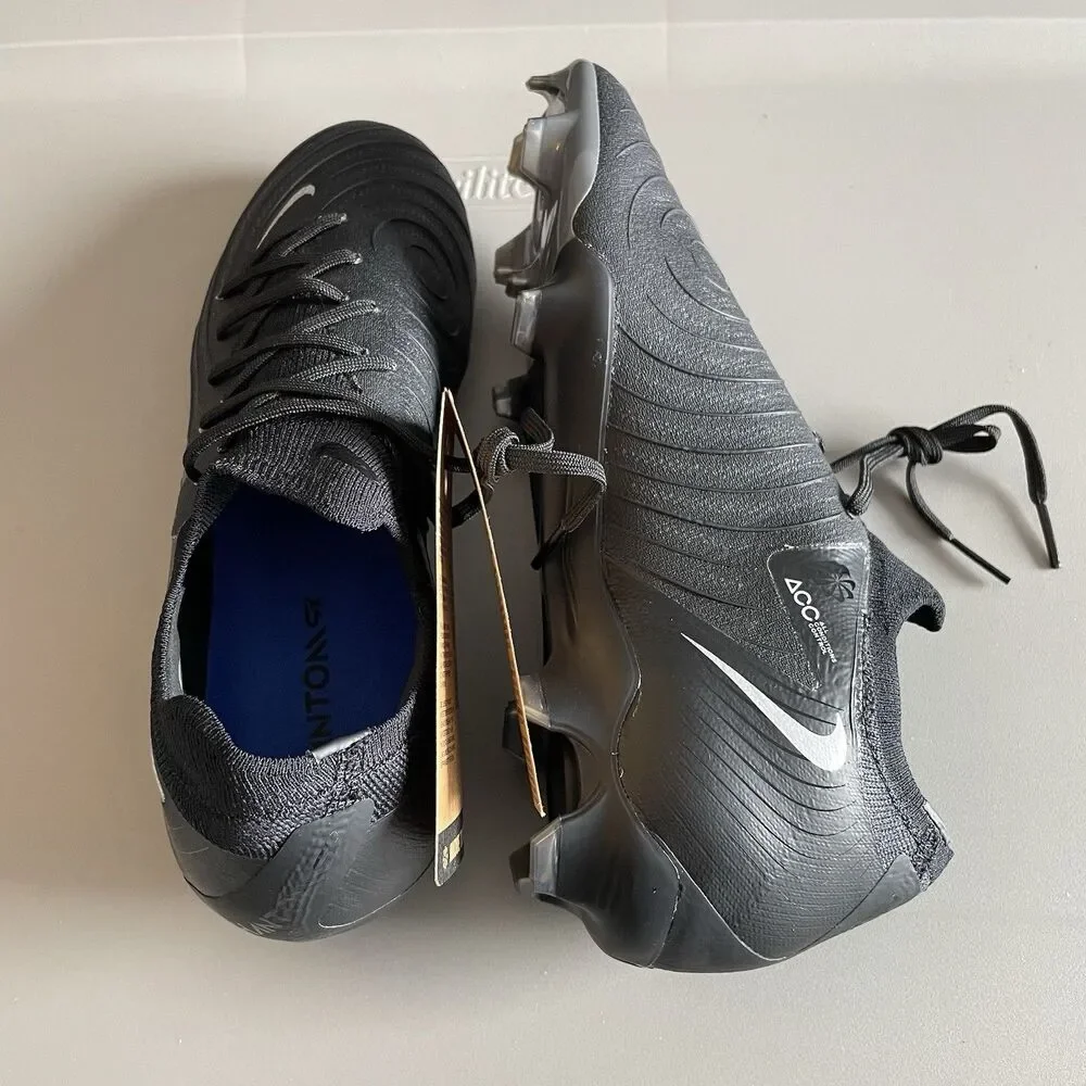 Nike Air Phantom GX 2 Pro FG Black Soccer Cleats Men Size 6 New Rare FJ2563-001